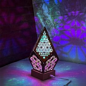 1pcs Bohemia Star Projector Lamp Floor Stand with Colorful LED
