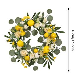 Artificial Wreath Door Threshold Flower DIY Wedding Home Living Room Party Pendant Wall Decor Party Lintel Garland Gift Rose (Color: M)