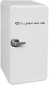FRIGIDAIRE EFR372-PINK 3.2 Cu Ft Pink Retro Compact Rounded Corner Premium Mini Fridge (Color: White)