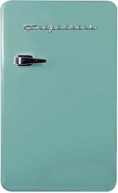 FRIGIDAIRE EFR372-PINK 3.2 Cu Ft Pink Retro Compact Rounded Corner Premium Mini Fridge (Color: Mint)